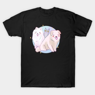 Two dogs an a cat design T-Shirt